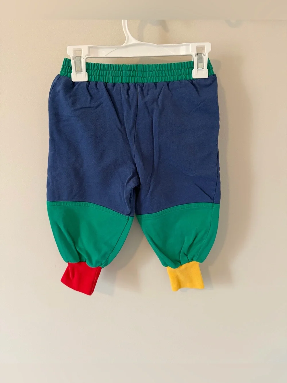 Gymboree Vintage 90s Color block Baby Pants Size Small Colorful *flaws*